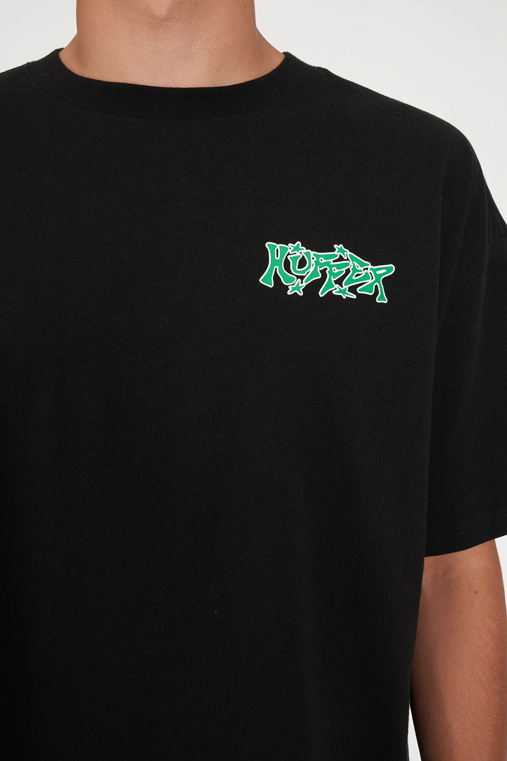 BLOCK CROP TEE 220/INDY BLACK - Image 4