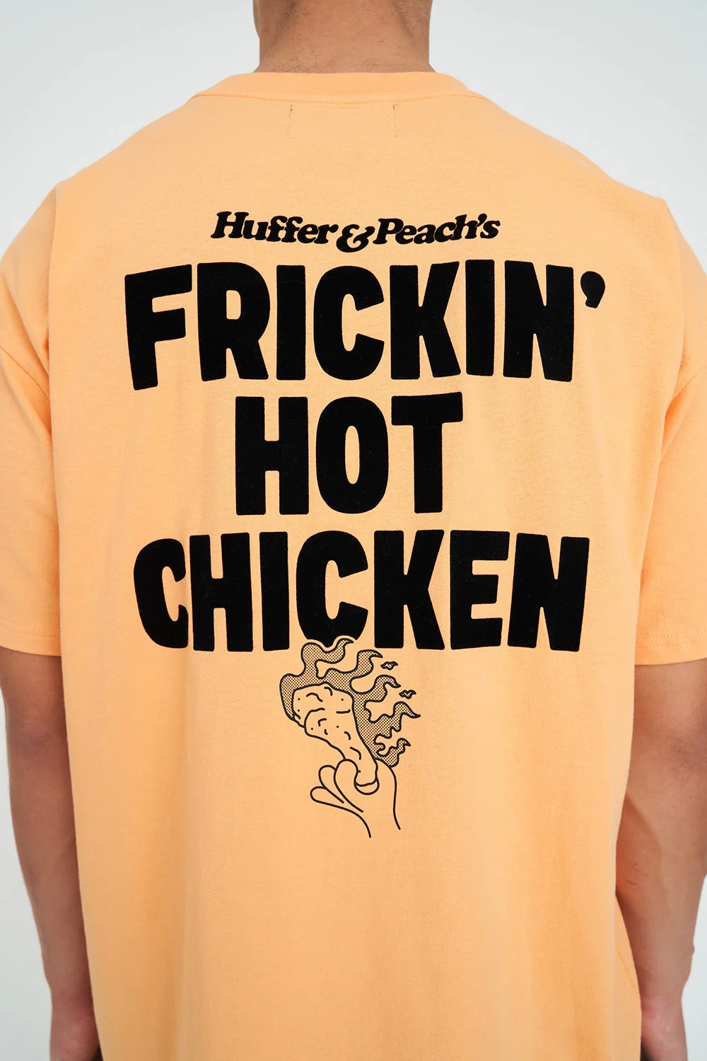 BLOCK TEE 220/FRICKIN' PEACH - Image 3