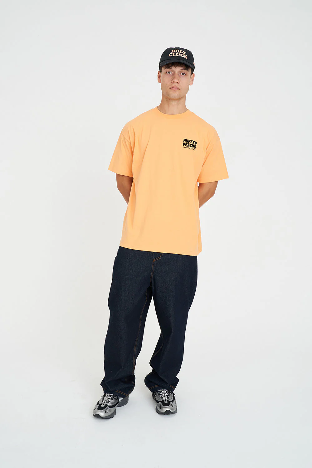 BLOCK TEE 220/FRICKIN' PEACH - Image 4