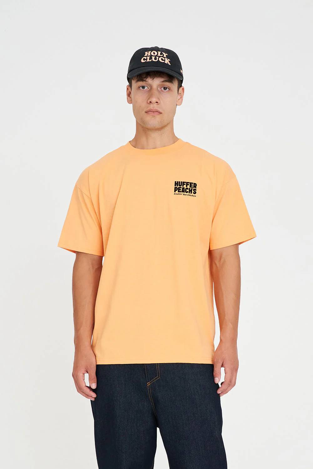 BLOCK TEE 220/FRICKIN' PEACH - Image 5