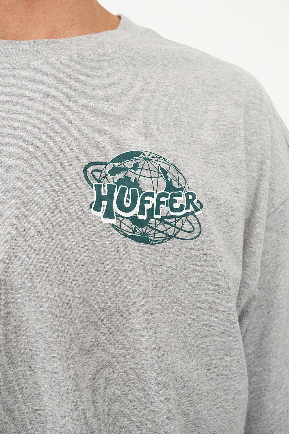 BLOCK TEE 220/ORBIT GREY MARLE - Image 5