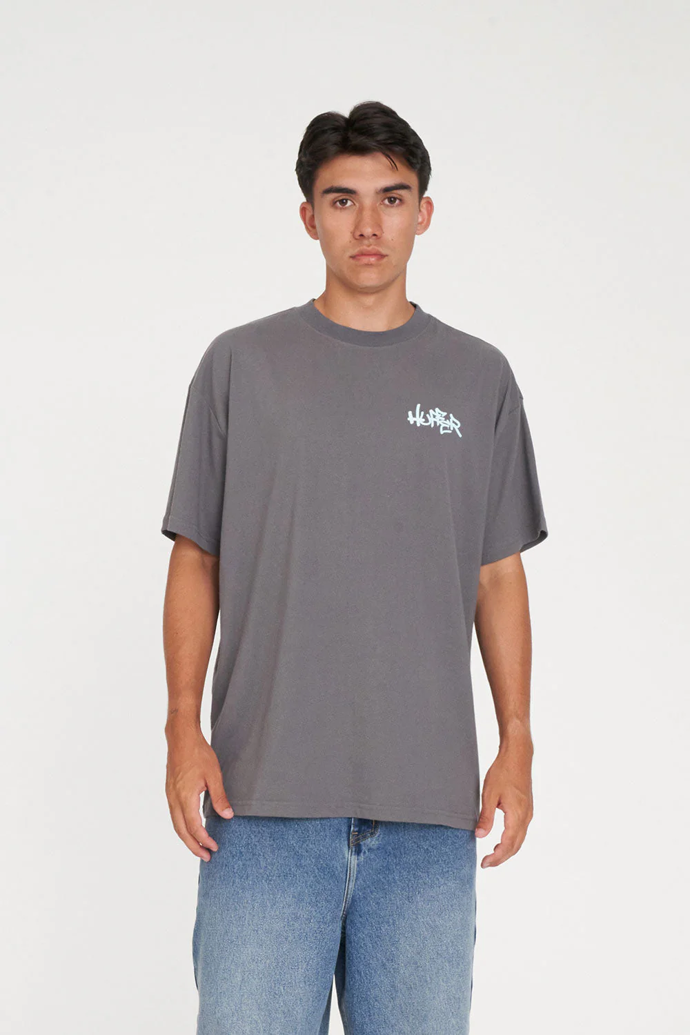 BLOCK TEE 220/STANCE FLINT GREY - Image 3