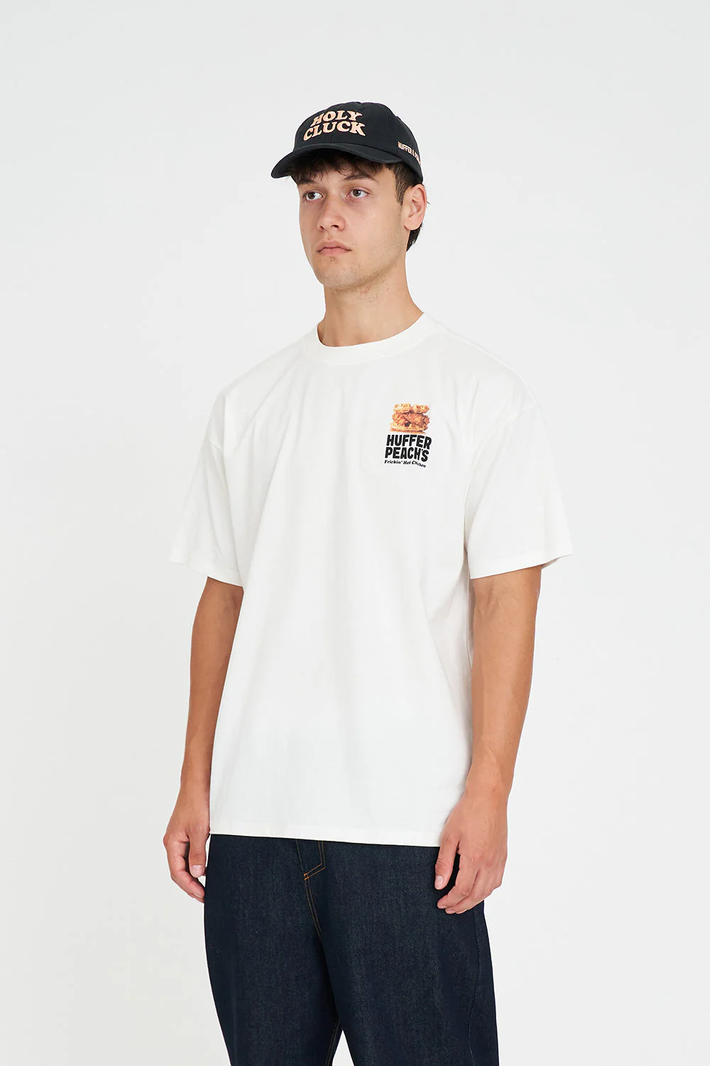 BLOCK TEE 220/WAFFLING CHALK - Image 7