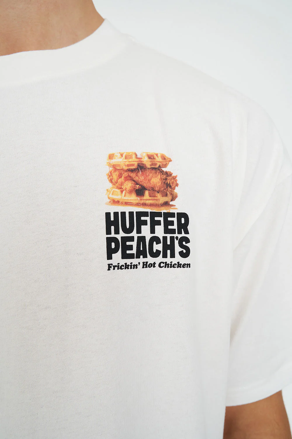 BLOCK TEE 220/WAFFLING CHALK - Image 8