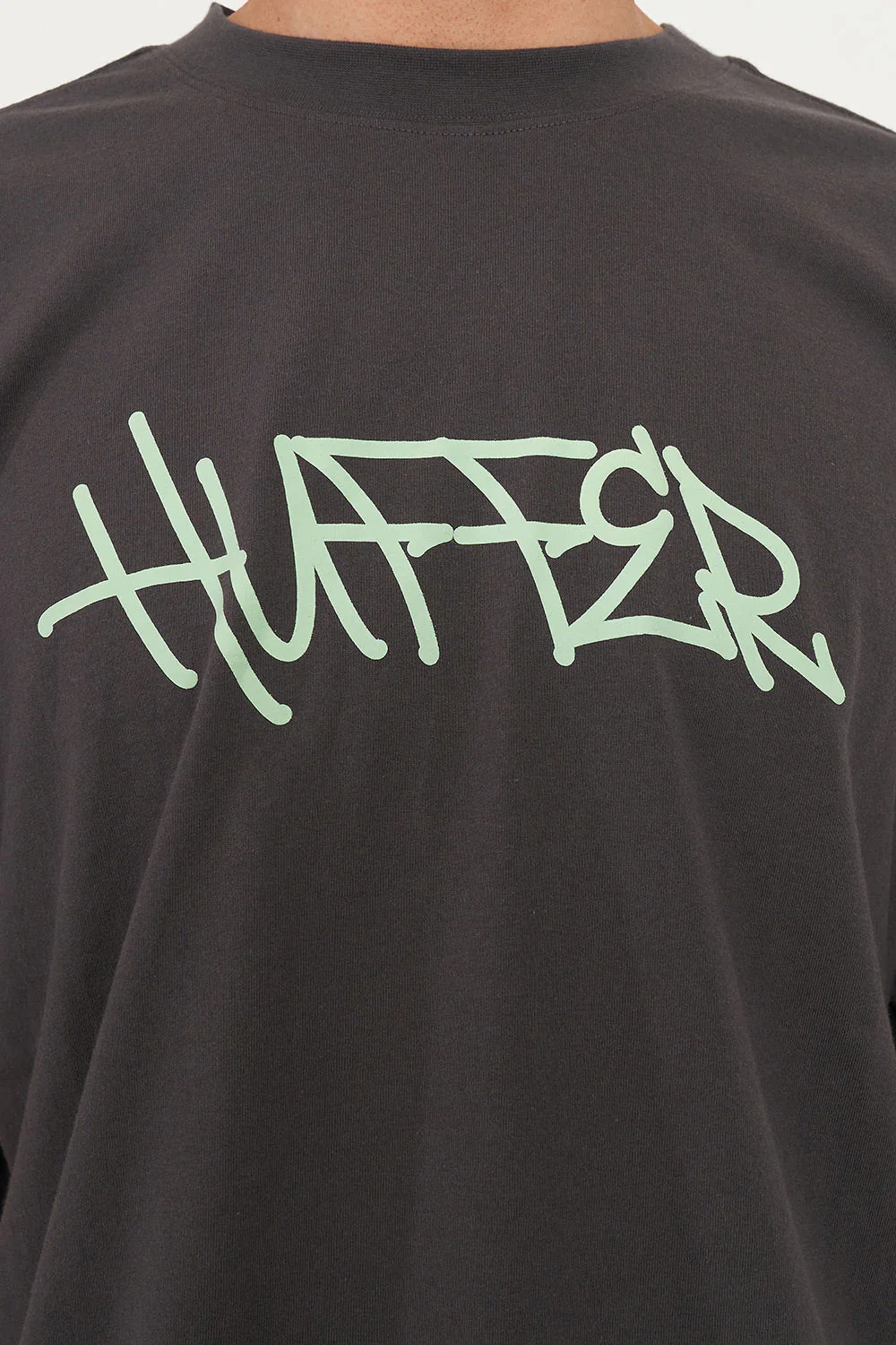 BLOCK TEE 220/WAVES CHARCOAL - Image 3