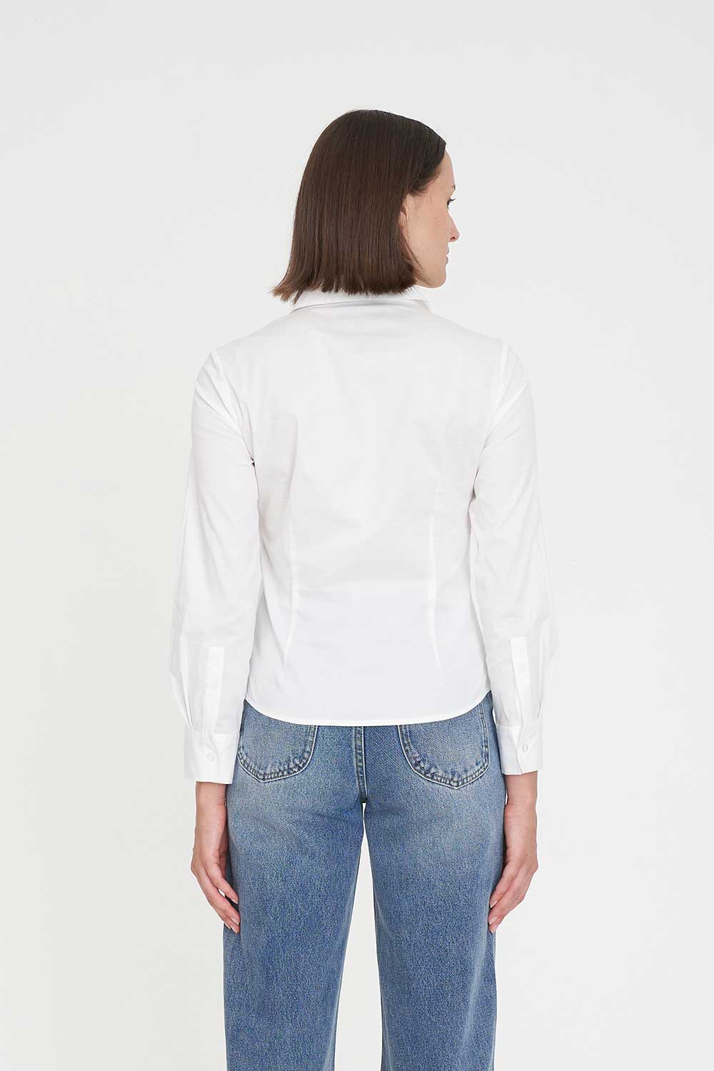 CLARISSE SHIRT WHITE - Image 5