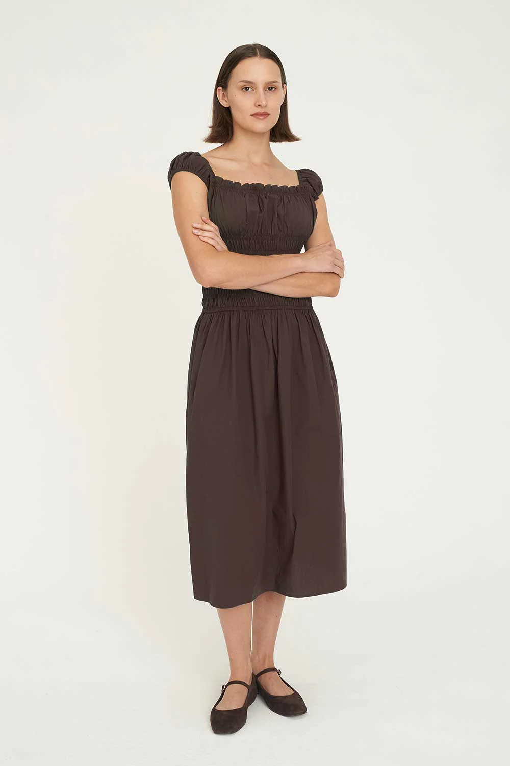 CRUISE ISLA MIDI DRESS CACAO - Image 3