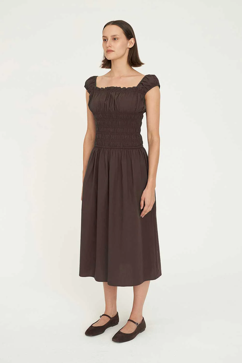 CRUISE ISLA MIDI DRESS CACAO - Image 5