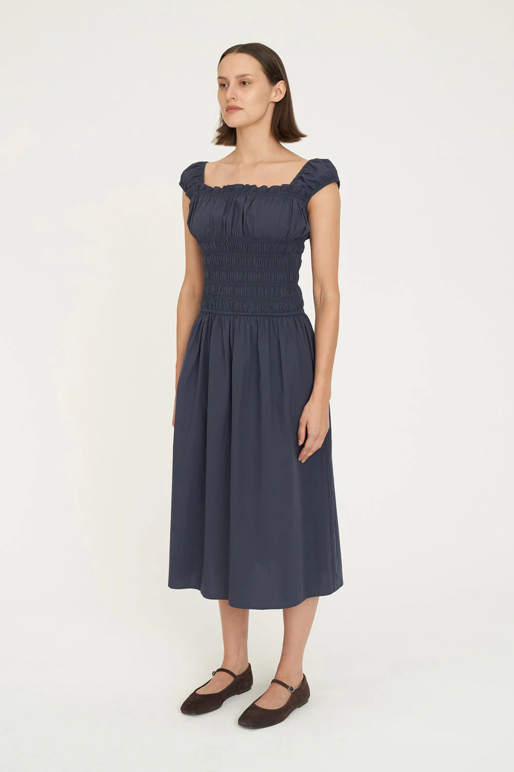 CRUISE ISLA MIDI DRESS NAVY - Image 5
