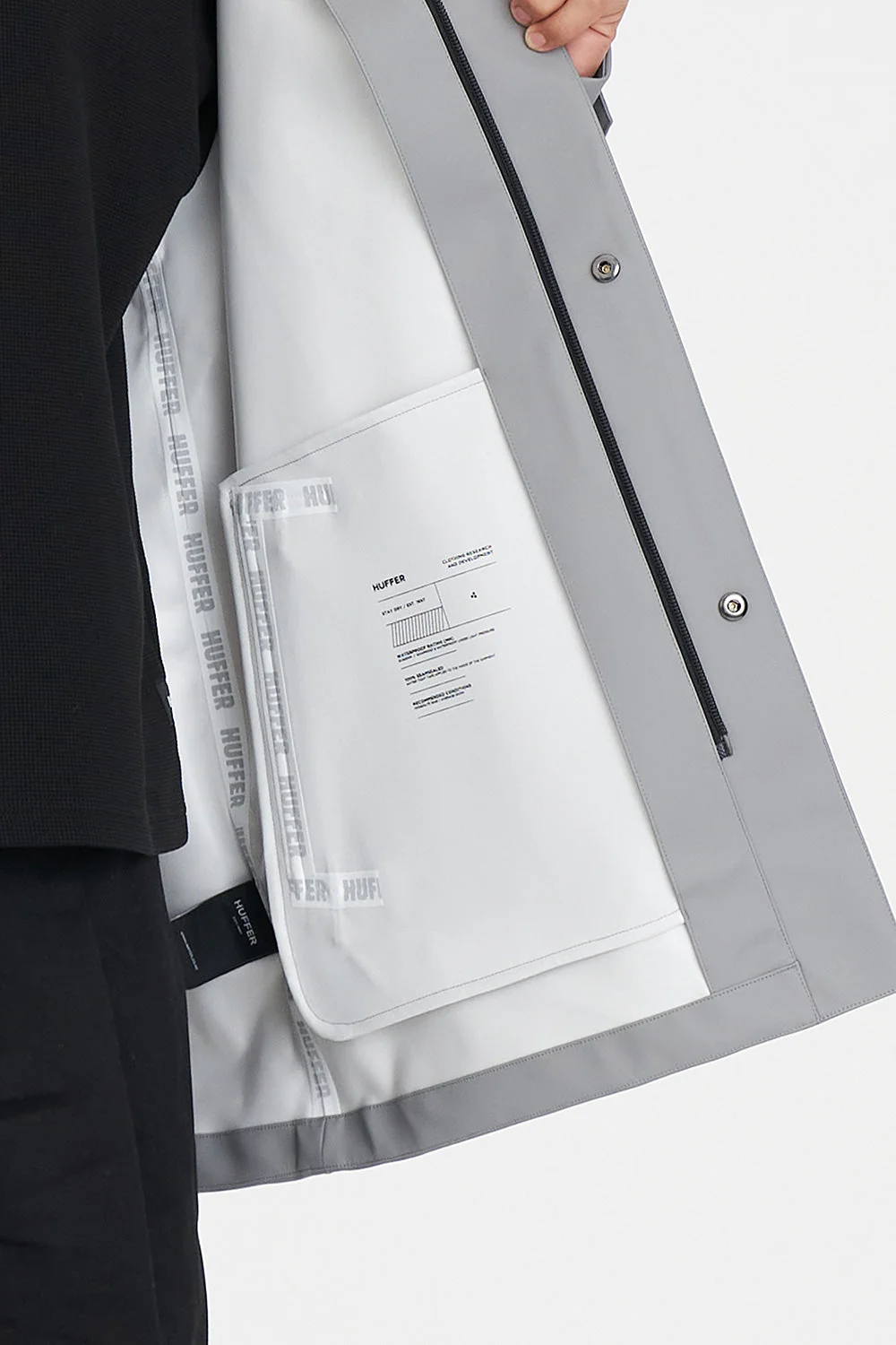 MENS 3L STAYDRY JKT GREY - Image 3