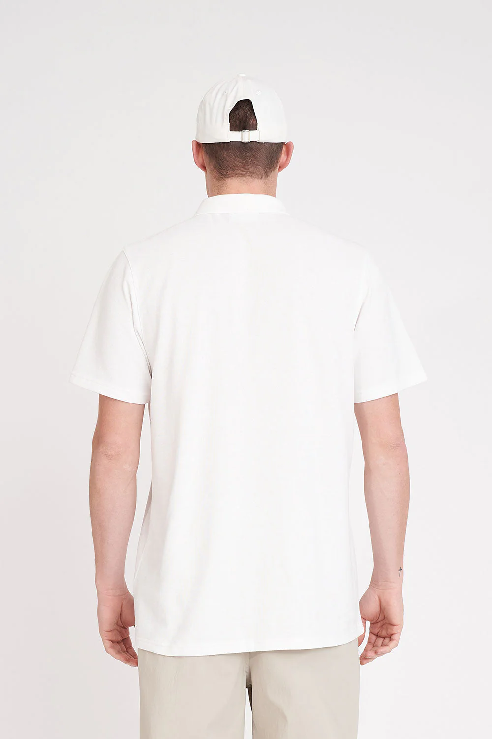 MENS CLASSIC SS POLO CHALK - Image 5