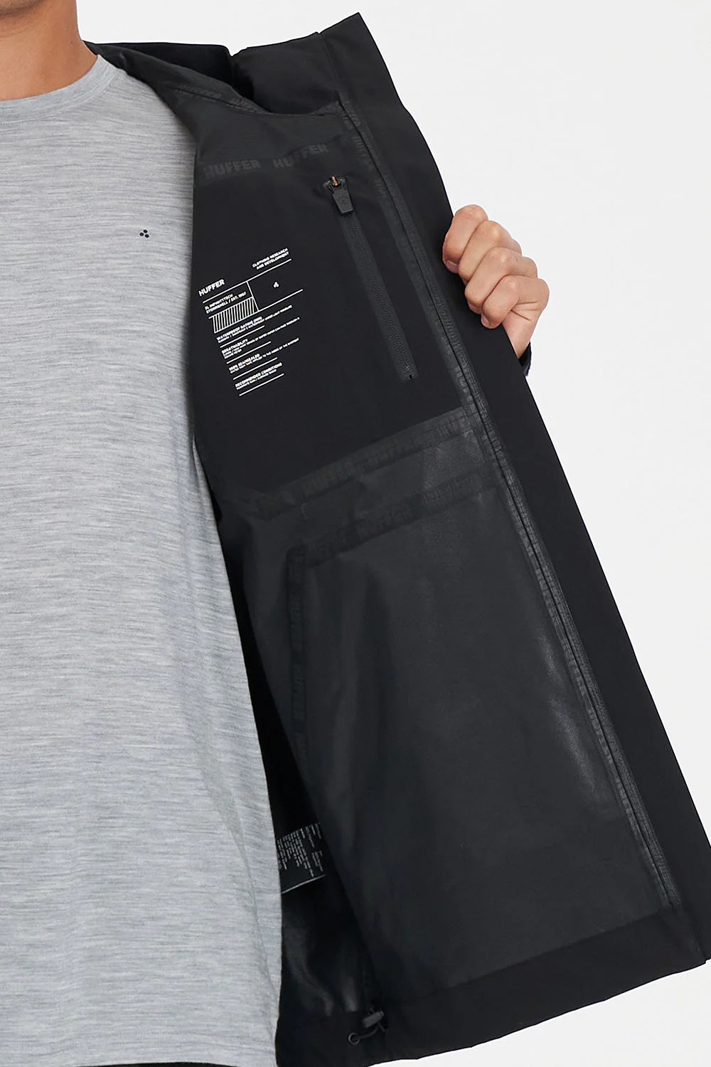 MENS INFINITYTECH STORMSHELL BLACK - Image 4