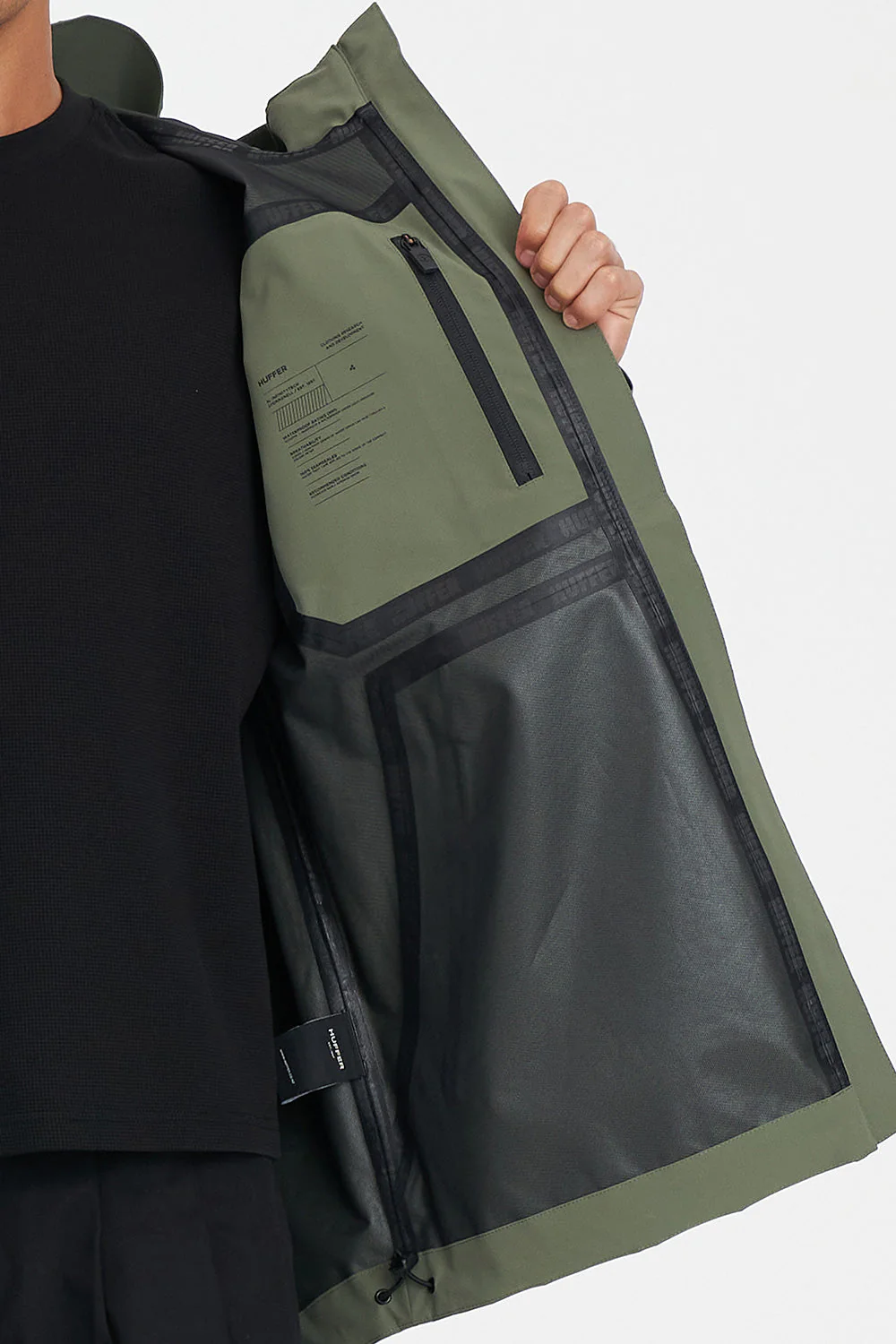 MENS INFINITYTECH STORMSHELL KHAKI - Image 4