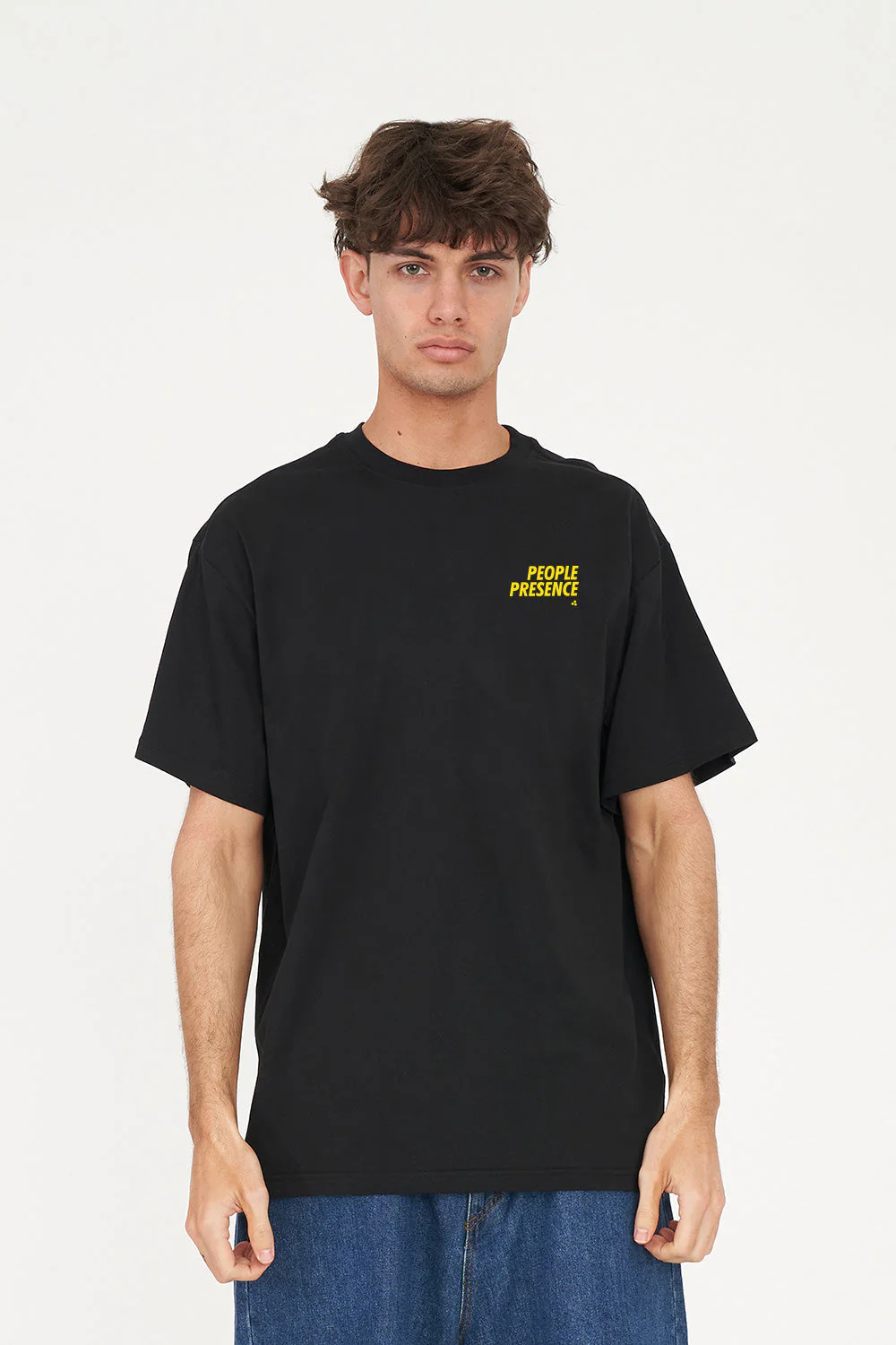 MENS SUP TEE/REACH OUT BLACK - Image 4