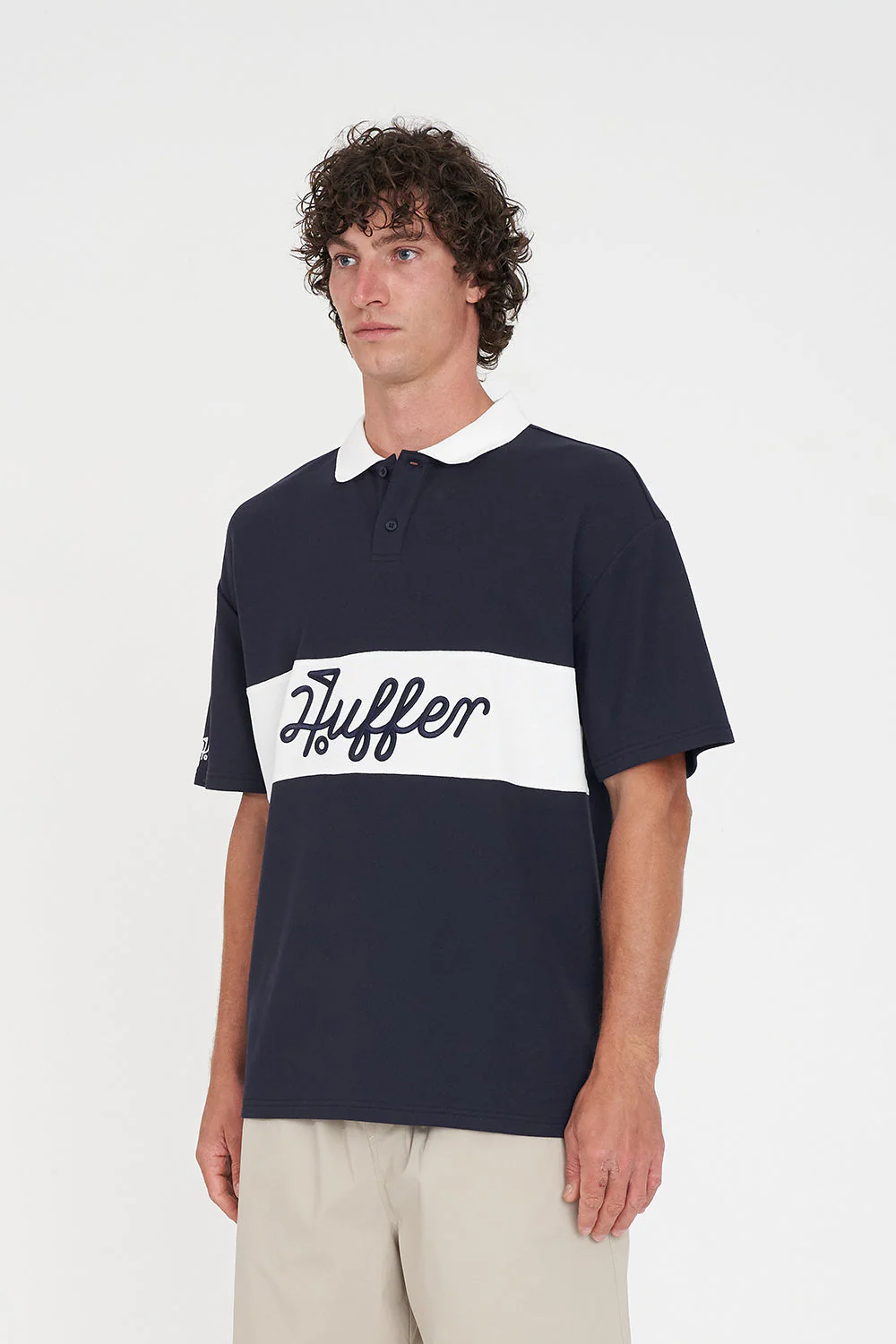 PAR LINE SS POLO NAVY/CHALK - Image 4