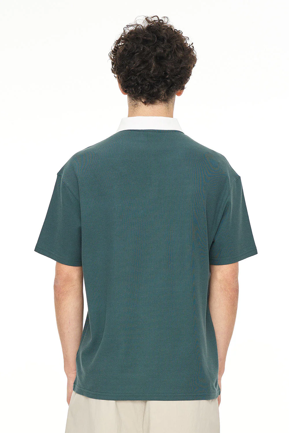 MENS PIQUE SS POLO GOLF GREEN - Image 6