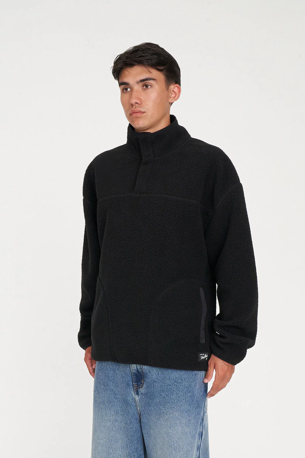 POLAR FLEECE PULLOVER BLACK - Image 3