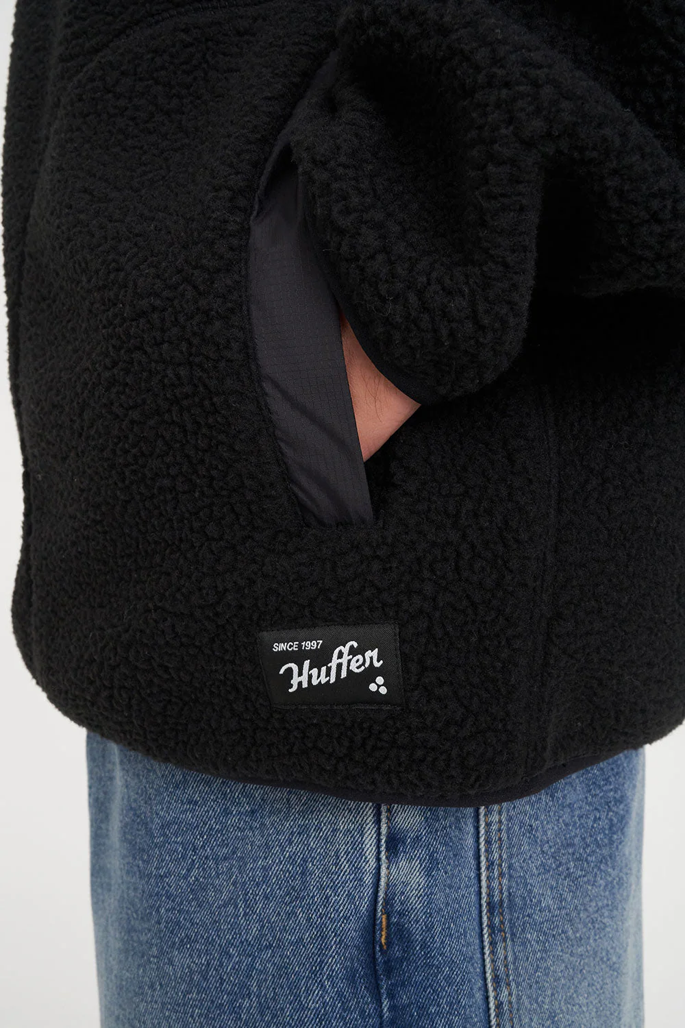 POLAR FLEECE PULLOVER BLACK - Image 4