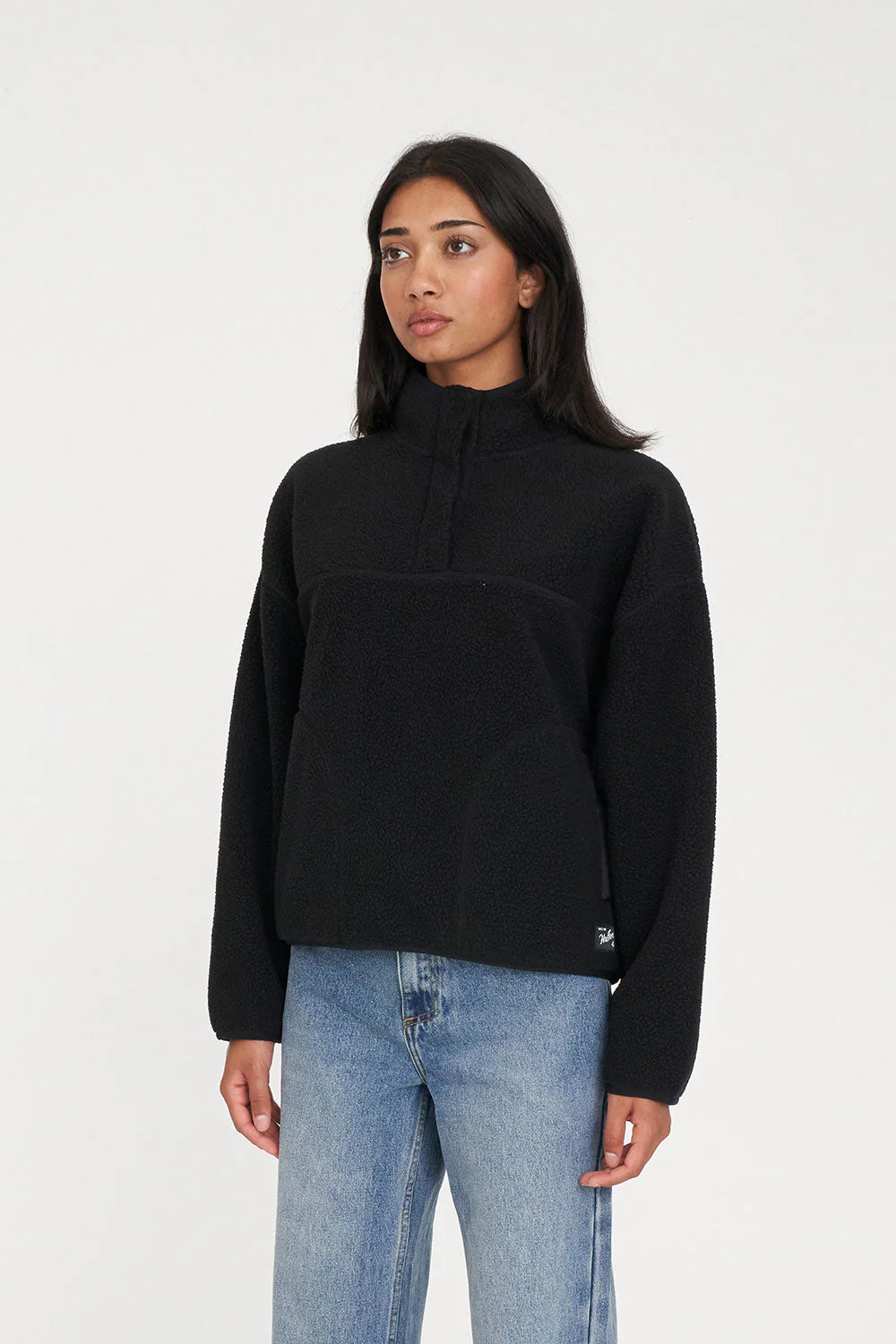 POLAR FLEECE PULLOVER BLACK - Image 3