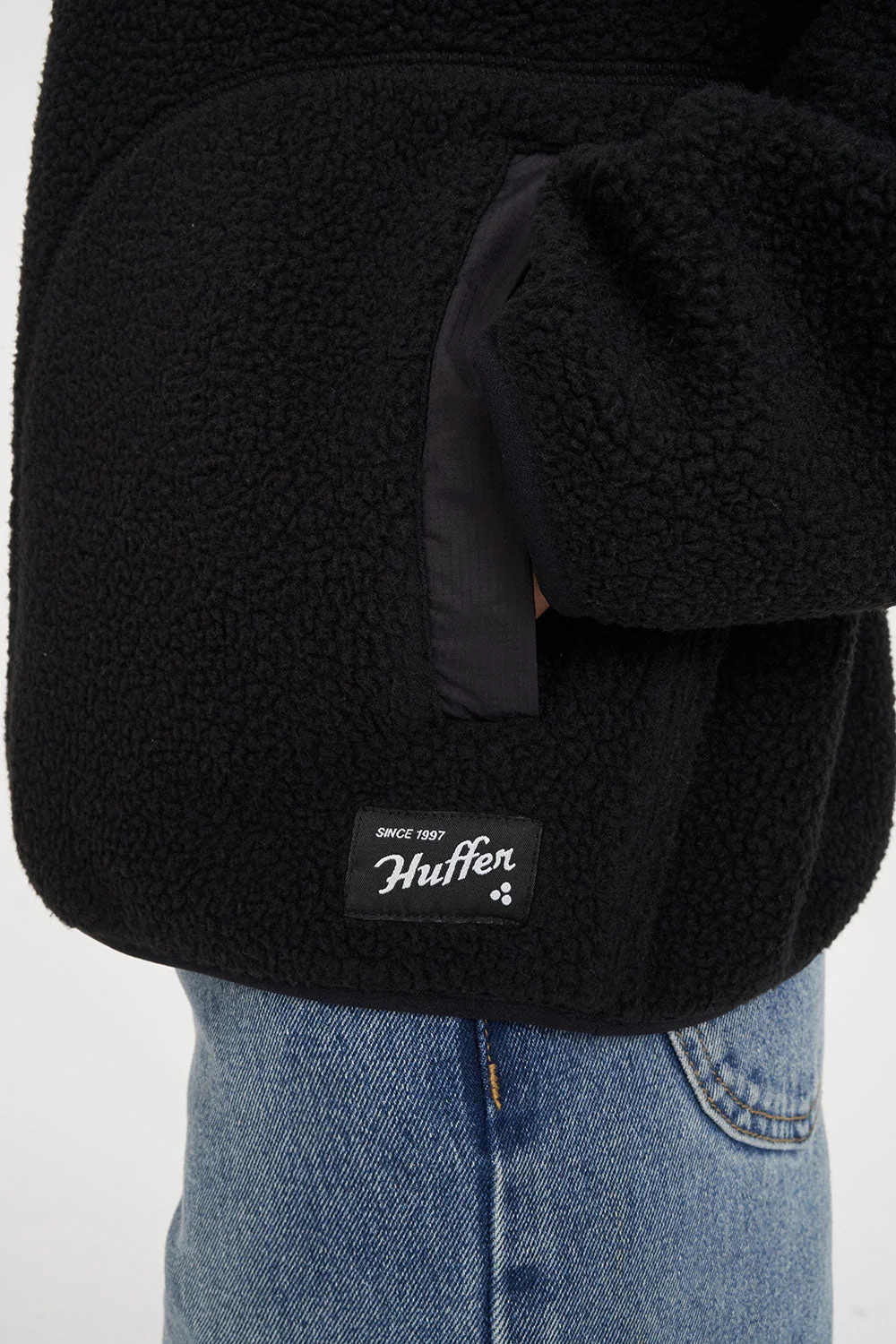 POLAR FLEECE PULLOVER BLACK - Image 4