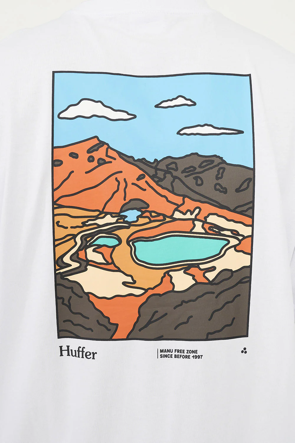 SUP TEE 190/CROSSING CRATERS WHITE - Image 3