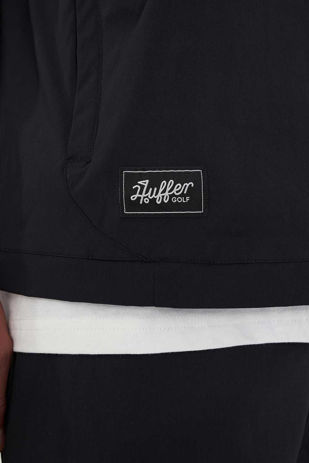 TECH 1/4 ZIP VEST BLACK - Image 6