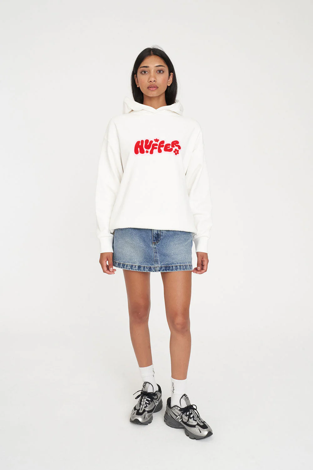 WMNS SATURDAY HOOD/NICE DAY CHALK - Image 3