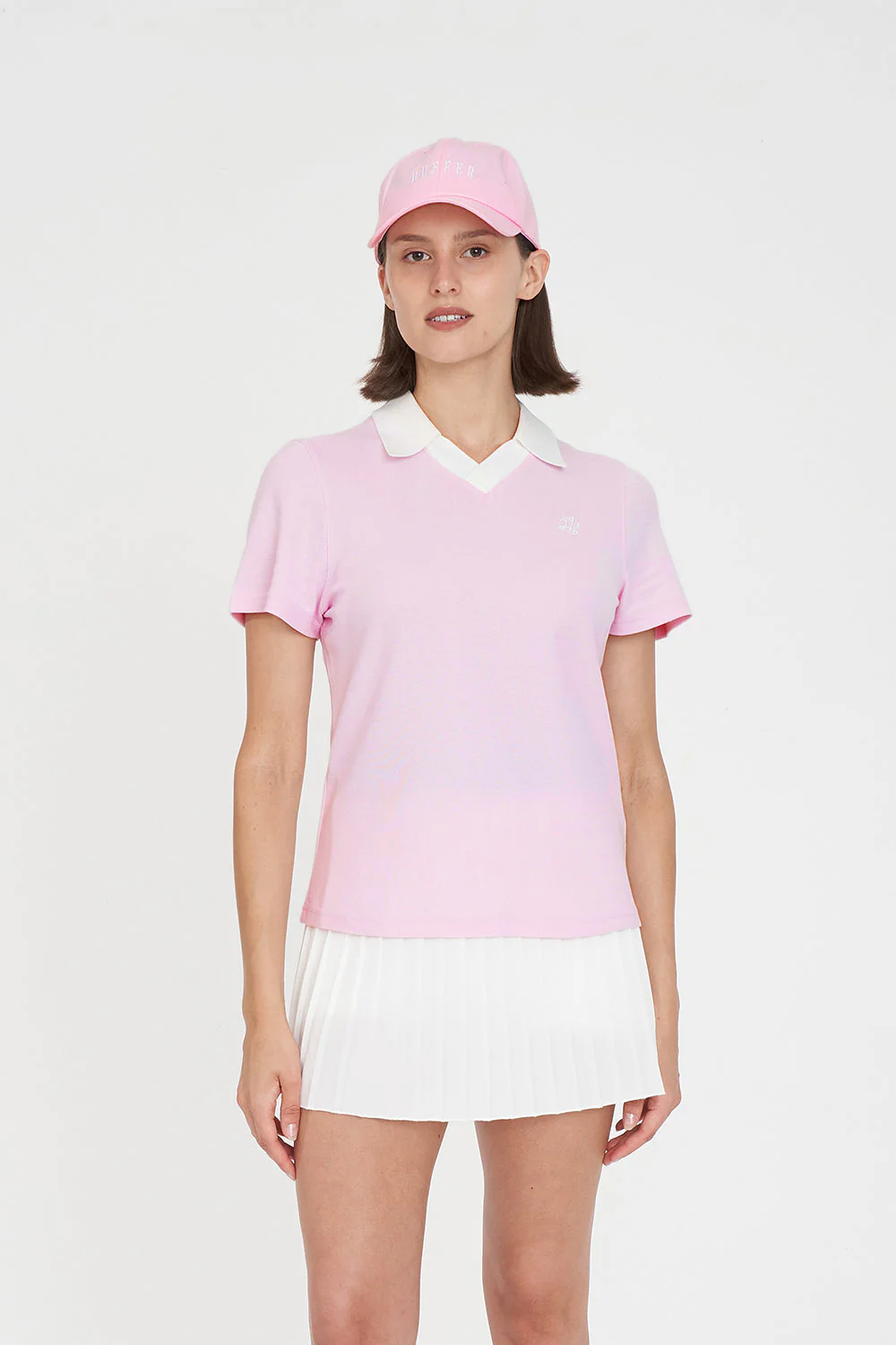 WOMENS BIRDIE SS POLO/PAR 97 PETAL - Image 3