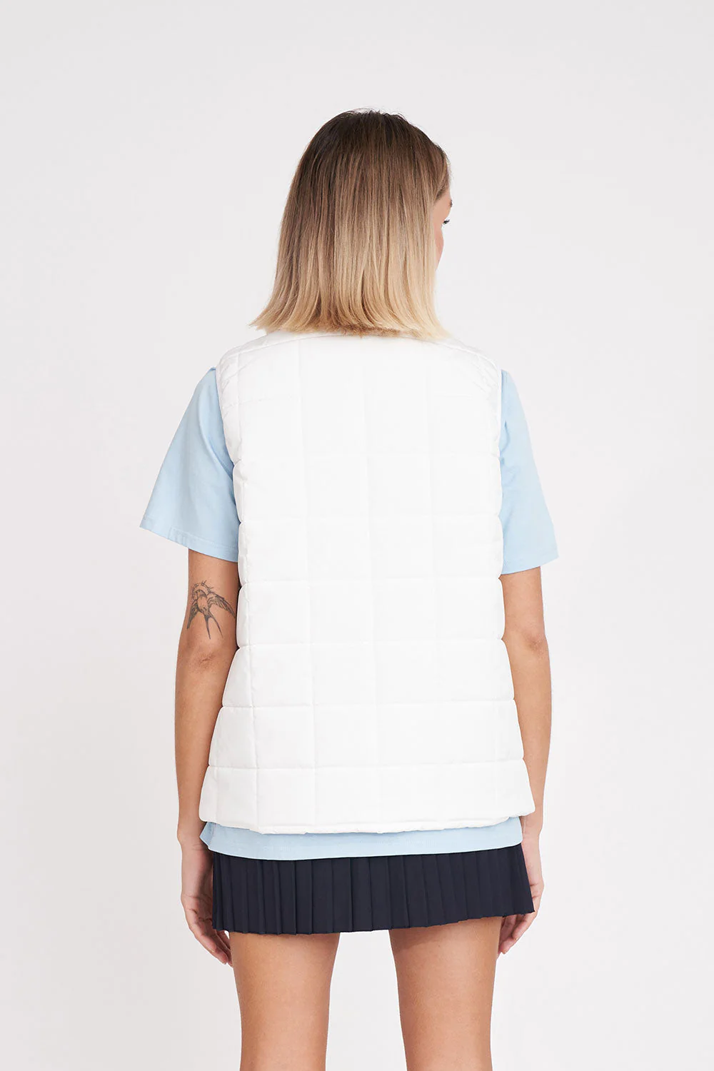 WOMENS DRIVER VEST CHALK - Image 6