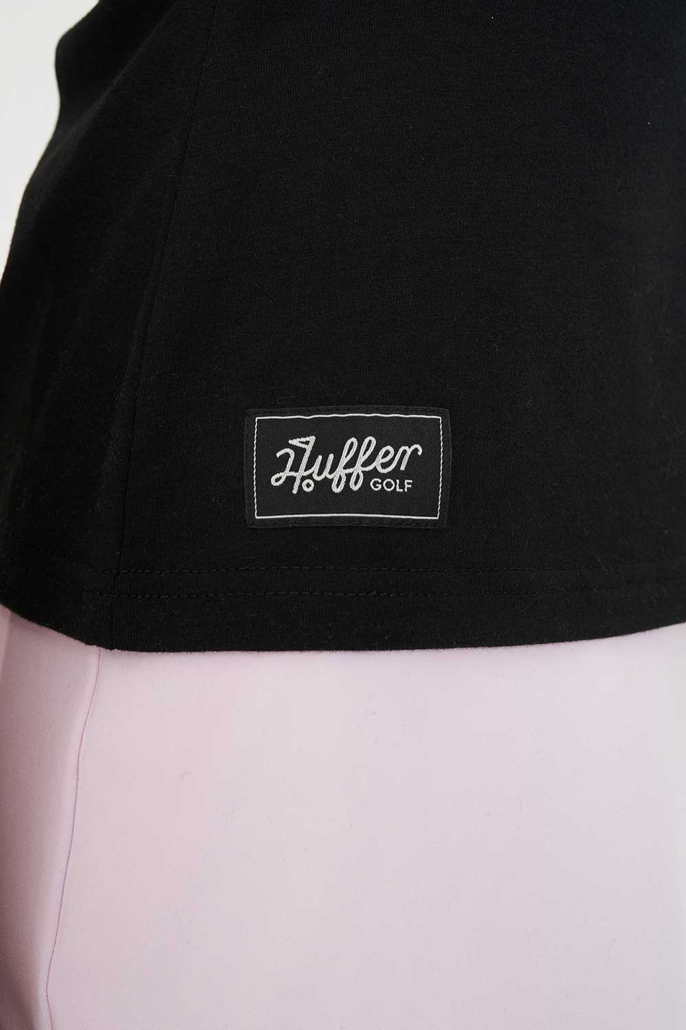 WOMENS TECH BIRDIE SS POLO BLACK - Image 5